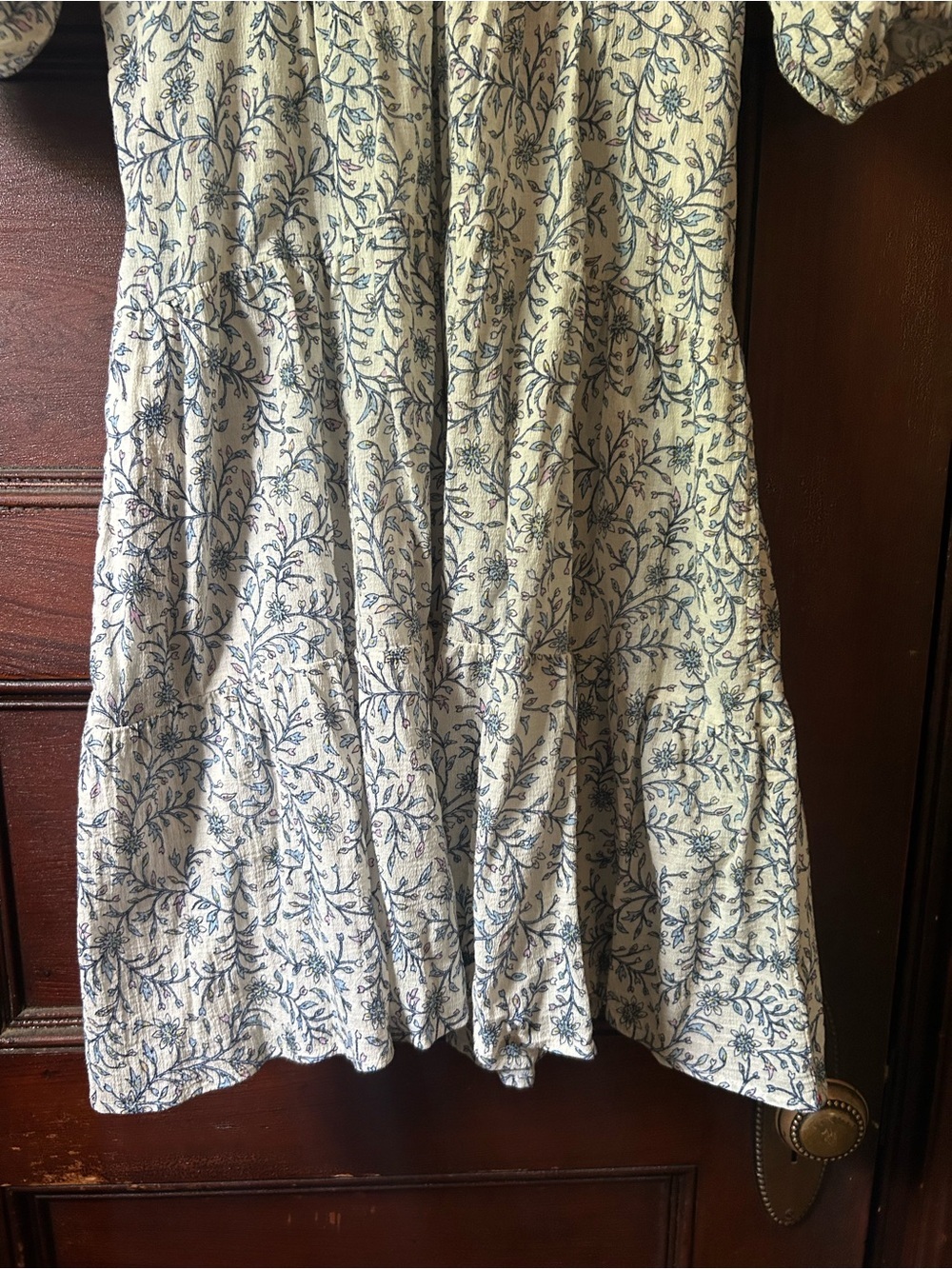 XiRENA Nissa Mini Dress in White Blossom Size Small Ditsy Floral A-Line Boho - Picture 10 of 12